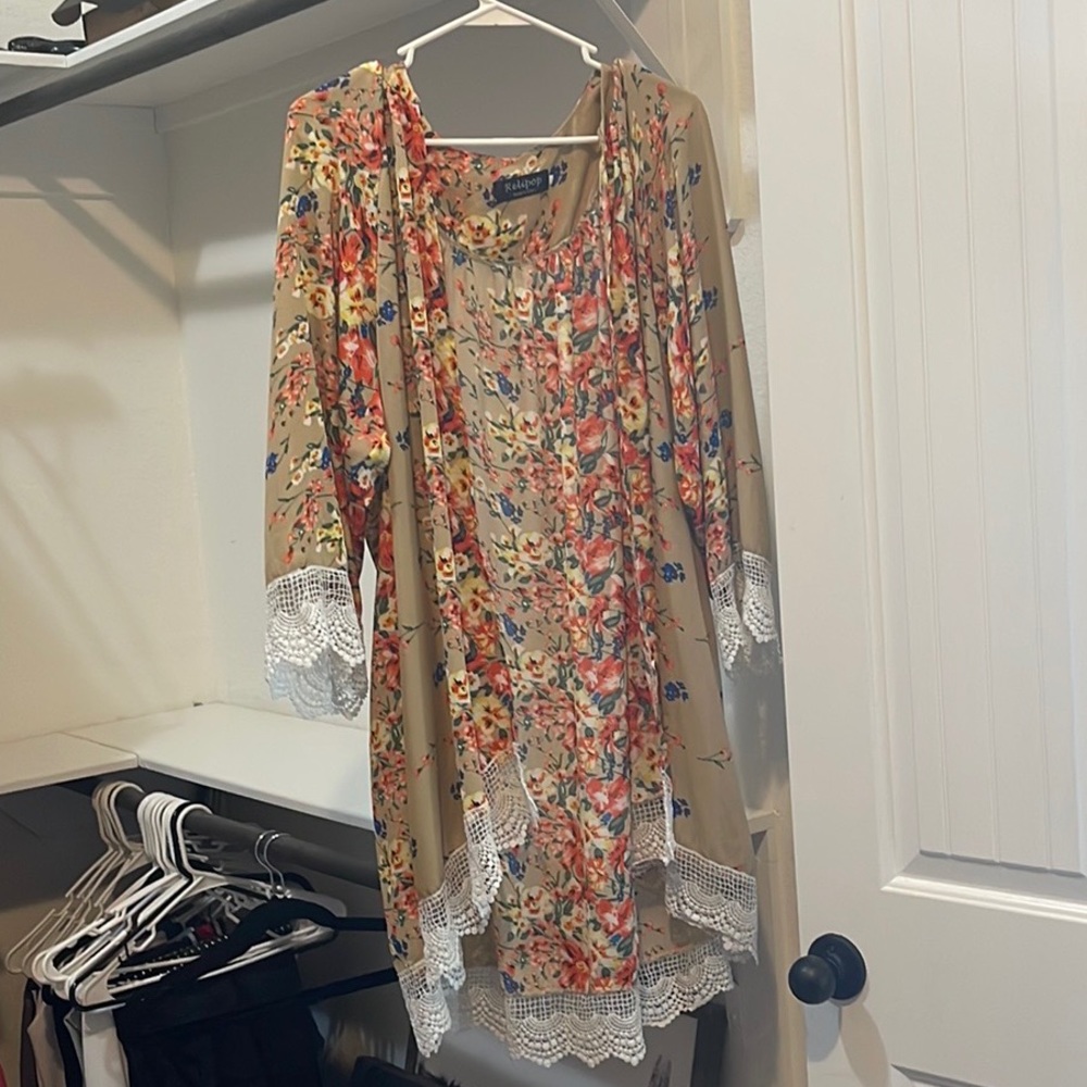 Floral cover up xxl